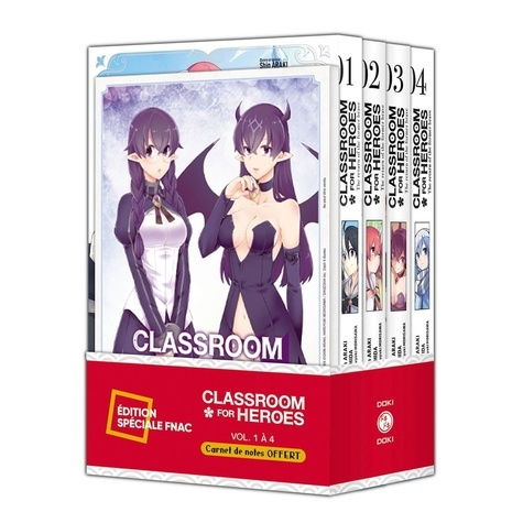 Emprunter Classroom for Heroes - The Return of the Former Brave Tome 1 à 4 : Pack spécial avec carnet de notes livre