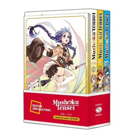 Emprunter Mushoku Tensei Tome 1 à 3 . Pack spécial avec un carnet de notes offert livre