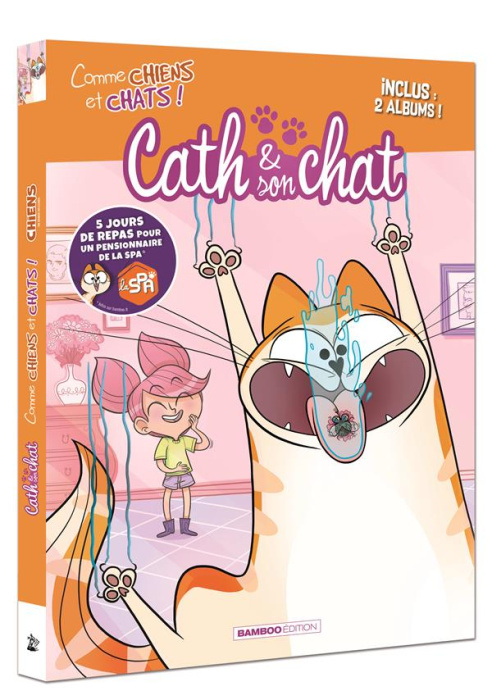 Emprunter Comme chiens et chats ! Etui en 2 volumes : Cath & son chat Tome 1 ; Les chiens en bande dessinée To livre