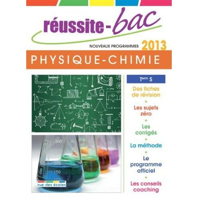 Emprunter Réussite-Bac Physique-Chimie Tle S. Programmes 2013 livre