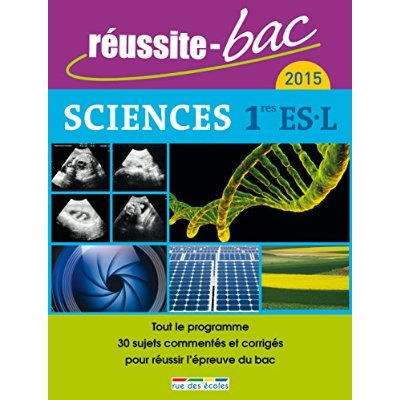 Emprunter Sciences 1e ES, L. Edition 2015 livre