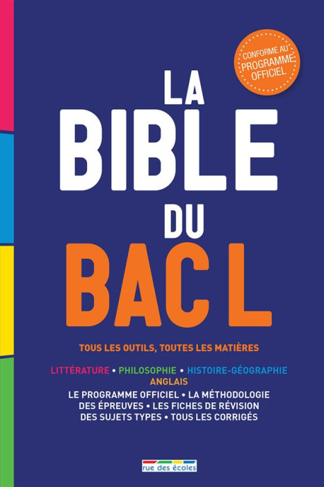 Emprunter La bible du bac L. Edition 2015 livre
