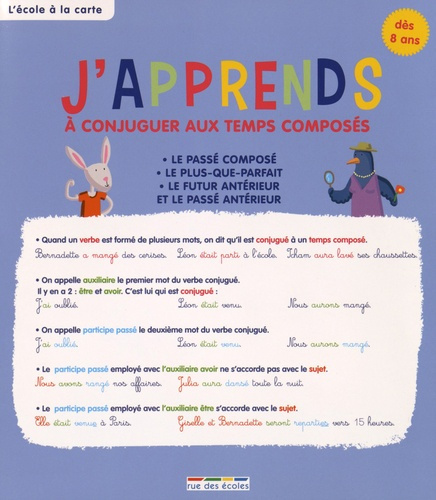 Emprunter J'apprends à conjuguer aux temps composés livre