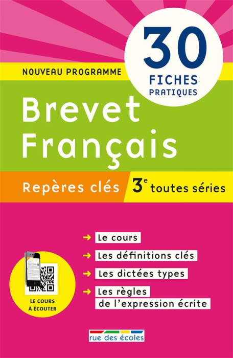 Emprunter Brevet français 3e toutes séries. Edition 2016 livre