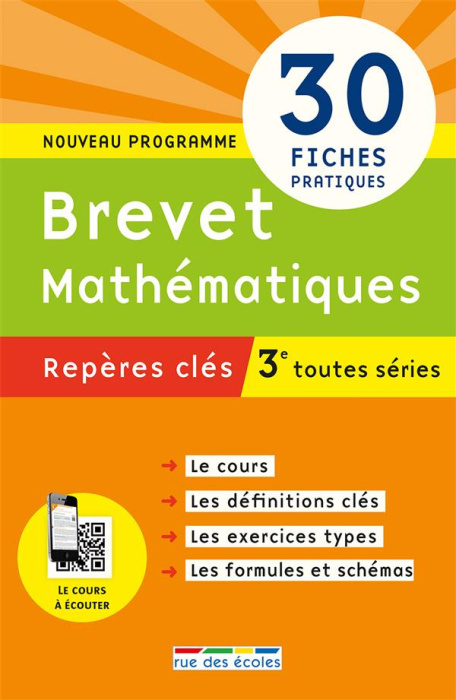 Emprunter Brevet mathématiques 3e toutes séries. Edition 2016 livre