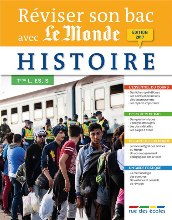 Emprunter Histoire Tle L, ES, S. Edition 2017 livre