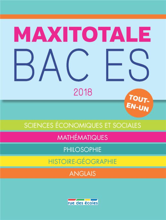 Emprunter Maxitotale bac ES. Edition 2018 livre