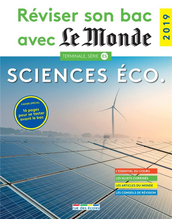 Emprunter Sciences économiques et sociales Terminale, série ES. Edition 2019 livre