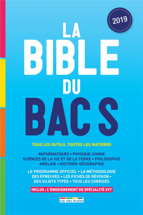 Emprunter La bible du bac S. Edition 2019 livre