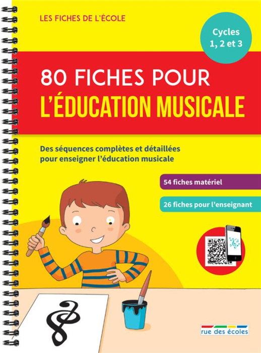 Emprunter 80 fiches pour l'éducation musicale. Cycles 1, 2 et 3 livre