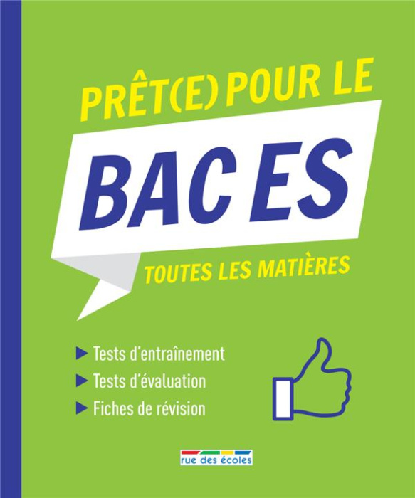 Emprunter Prêt(e) pour le Bac ES. Edition 2019 livre
