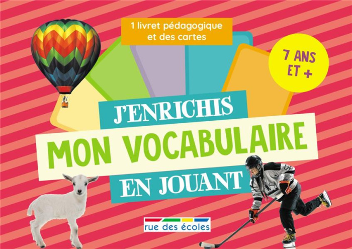 Emprunter J'enrichis mon vocabulaire en jouant. Avec 1 livret pédagogique et des cartes livre