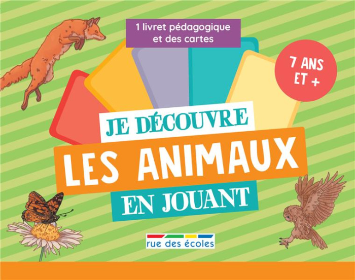 Emprunter Je découvre les animaux en jouant. Contient : 1 livret pédagogique et des cartes livre