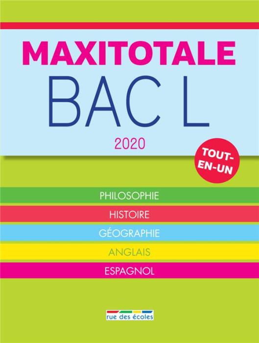 Emprunter Maxitotale Bac L. Edition 2020 livre