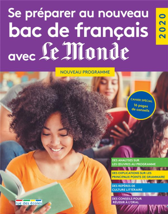 Emprunter Se préparer au nouveau bac de français avec Le Monde. Edition 2020 livre