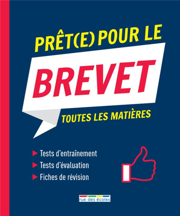 Emprunter Prêt(e) pour le brevet. Toutes les matières, Edition 2021 livre
