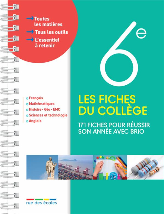 Emprunter Les fiches du collège 6e livre
