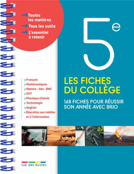 Emprunter Les fiches du collège 5e livre