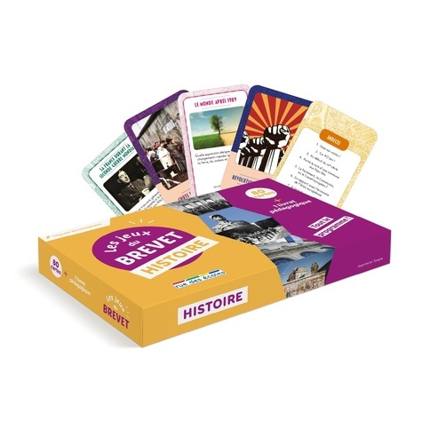 Emprunter LES JEUX DU BREVET HISTOIRE - 80 CARTES 1 LIVRET PEDAGOGIQUE livre