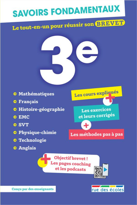 Emprunter Savoirs fondamentaux 3e. Edition 2024 livre