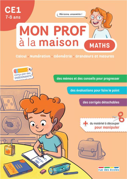 Emprunter Mon prof à la maison maths CE1 livre
