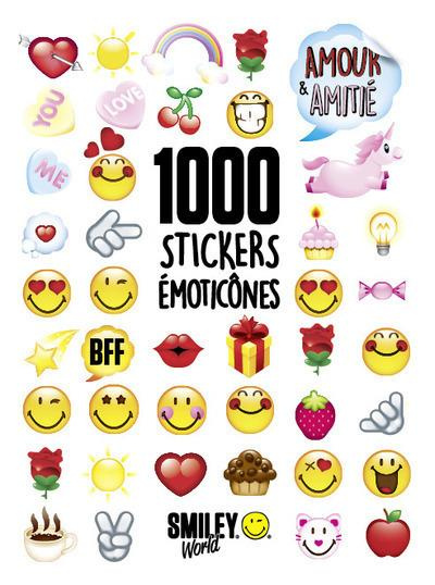Emprunter 1000 stickers émoticônes. Amour & amitié livre