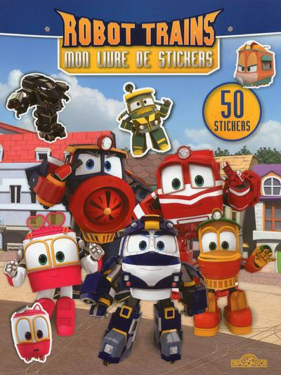 Emprunter Robot trains. Mon livre de stickers livre