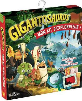 Emprunter Gigantosaurus Mon kit d'explorateur ! Avec 20 cartes, 1 loupe, 1 carte infrarouge livre