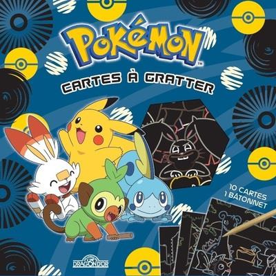 Emprunter Pokémon Cartes à gratter Pikachu et les starters de Galar. Avec 10 cartes et 1 bâtonnet livre