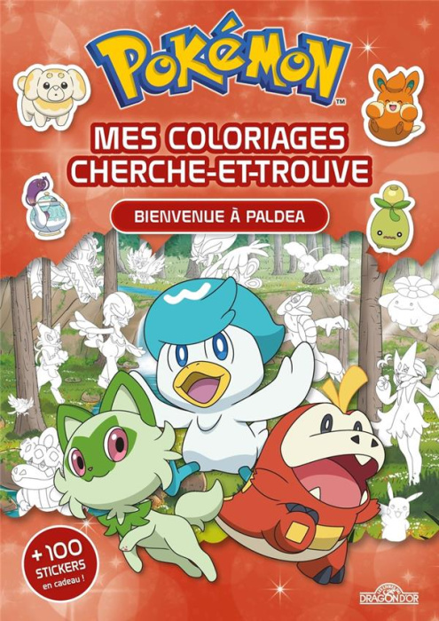 Emprunter Mes coloriages cherche-et-trouve Pokémon. Bienvenue à Paldea 100 stickers en cadeau ! livre