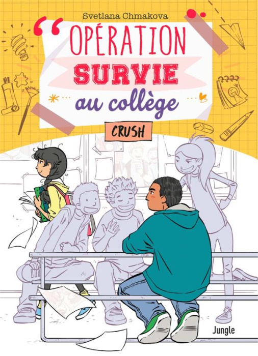 Emprunter Opération survie au collège Tome 3 : Crush livre
