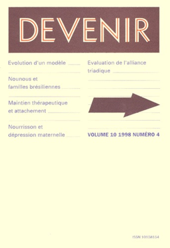 Emprunter DEVENIR VOLUME 10 N°4 1998 livre