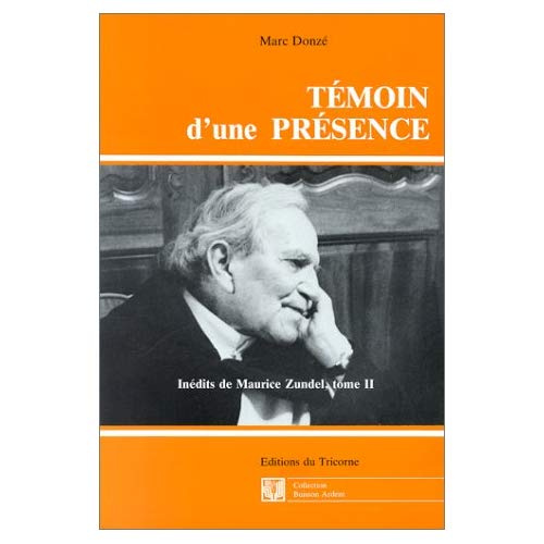 Emprunter TEMOIN D'UNE PRESENCE T2 livre