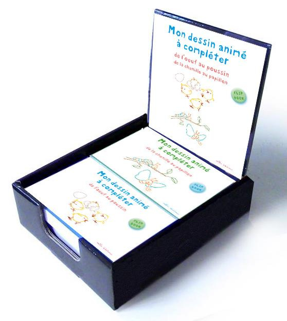 Emprunter BOITE FLIP BOOK MON DESSIN ANIME A COMPLETER ET A COLORIER 2 TITRES X 5 EX livre