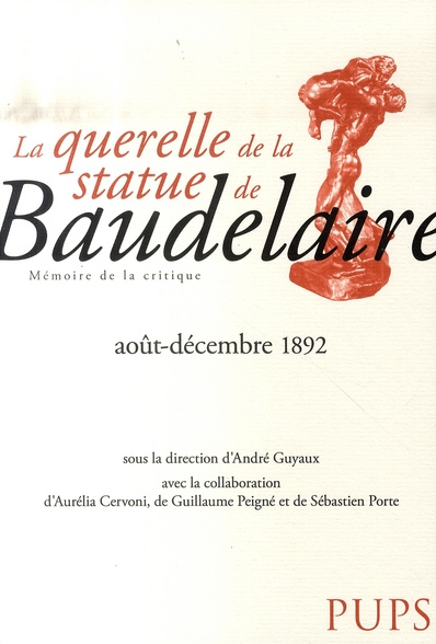 Emprunter La querelle de la statue de Baudelaire (août-décembre 1892) livre