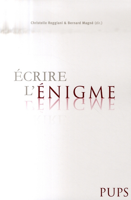 Emprunter Ecrire l'énigme livre