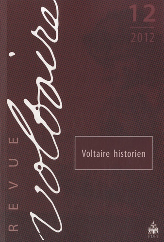 Emprunter Revue Voltaire N° 12/2012 : Voltaire historien livre