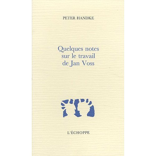 Emprunter Quelques notes sur le travail de Jan Voss livre