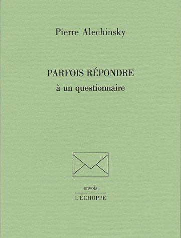 Emprunter Parfois répondre à un questionnaire livre
