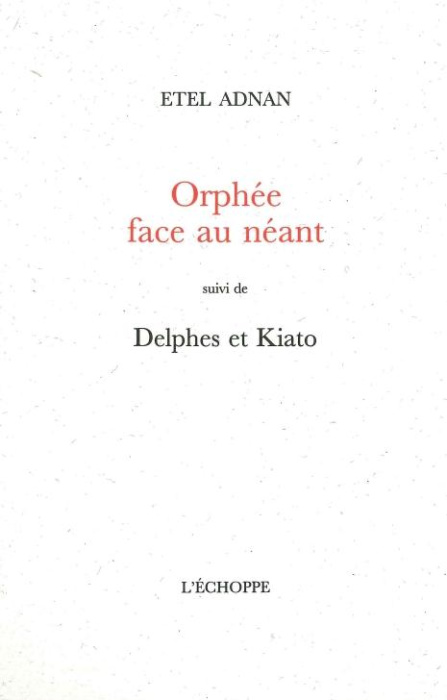 Emprunter Orphée face au néant livre