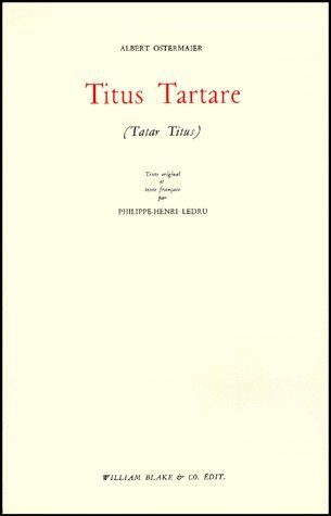 Emprunter Titus Tartare livre