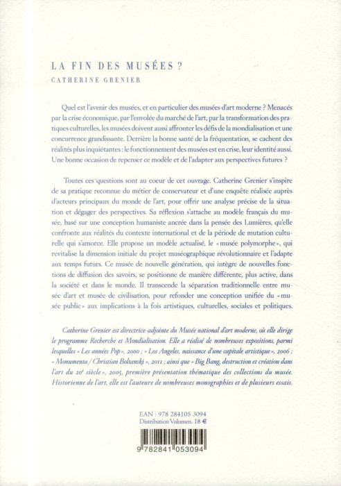 Emprunter La fin des musées ? livre