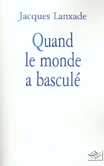 Emprunter Quand le monde a basculé livre