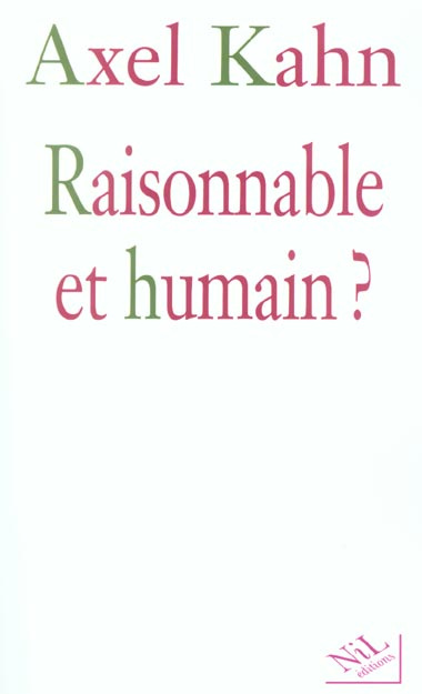Emprunter Raisonnable et humain ? livre