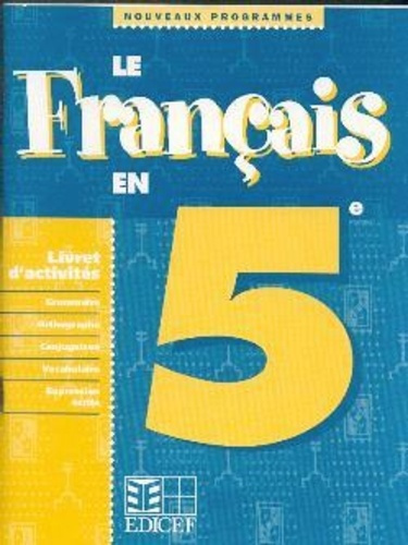 Emprunter Le Français en 5e / Livret d'activités livre
