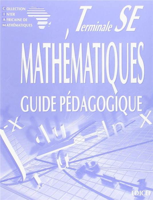Emprunter Maths ciam tle se. Guide pedagogique livre