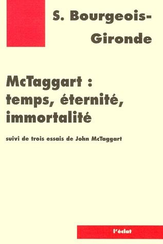 Emprunter MC TAGGART : TEMPS, ETERNITE, IMMORTALITE livre