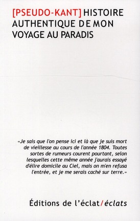 Emprunter Histoire authentique de mon voyage au paradis livre