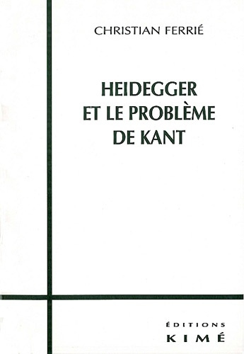 Emprunter Heidegger et le problème de Kant livre