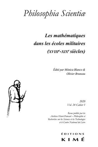 Emprunter Philosophia Scientiae Volume 24 N°1, 2020 : Les mathématiques dans les écoles militaires (18e-19e s livre